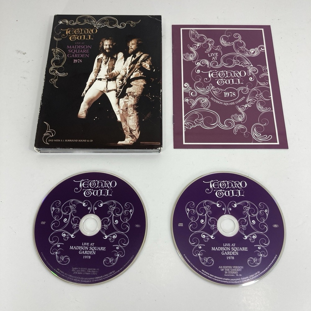 Jethro Tull: Live at Madison Square Garden NYC New York Concert 1978 DVD +‎ CD